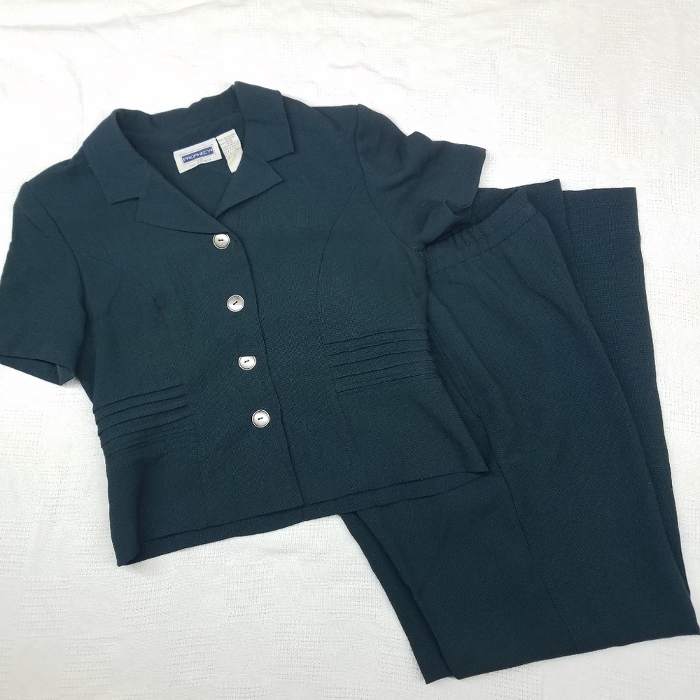 Vintage Prophecy by Sag Harbor Green 2pc Pant Set